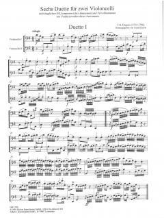 6 Duette von Thomas Sanders Dupuis für 2 Violoncelli im Alle Noten Shop kaufen
