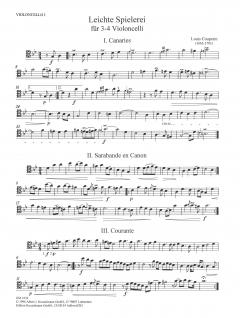 Leichte Spielerei für 3-4 Violoncelli im Alle Noten Shop kaufen