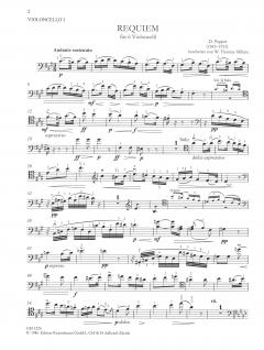 Requiem op. 66 von David Popper für 6 Violoncelli im Alle Noten Shop kaufen