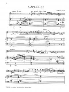 Capriccio für Flöte und Klavier von Paul Müller-Zürich im Alle Noten Shop kaufen