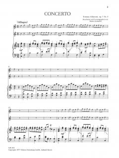Concerto à cinque C-Dur op. 7/5 von Tomaso Albinoni für 2 Oboen und Streichorchester im Alle Noten Shop kaufen