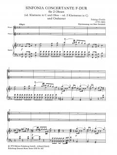 Sinfonia concertante F-Dur von Frederico Fiorillo für 2 Oboen und Orchester im Alle Noten Shop kaufen