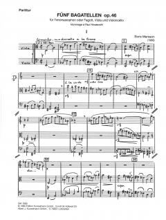 5 Bagatellen op. 46 (Boris Mersson) 