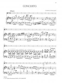 Konzert für Posaune oder Viola und Orchester von Leopold Mozart im Alle Noten Shop kaufen