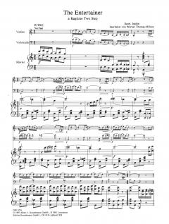 Original Rags For Piano Trio (Scott Joplin) 