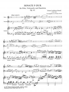 Sonate F-dur von Johann Ladislaus Dussek 