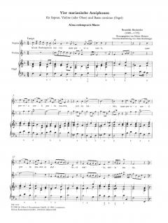 4 marianische Antiphonen (Benedikt Biechteler) 