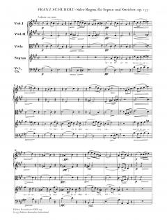 Salve Regina op.153 in A-Dur für Sopran und Streicher (Franz Schubert) 