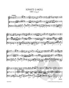 12 Methodische Sonaten TWV 4:41 von Georg Philipp Telemann 