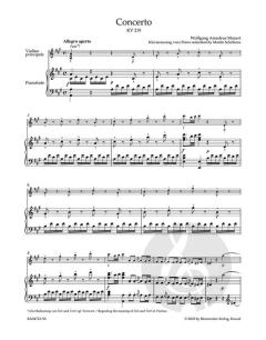 Konzert in A Nr. 5 KV 219 von Wolfgang Amadeus Mozart für Violine und Orchester im Alle Noten Shop kaufen