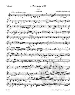 Die 10 berühmten Streichquartette von Wolfgang Amadeus Mozart im Alle Noten Shop kaufen (Stimmensatz)