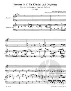 Konzert Nr. 13 C-Dur KV 415 (387b) von Wolfgang Amadeus Mozart (Download) 