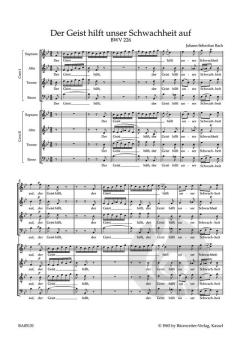 Der Geist hilft unser Schwachheit auf BWV 226 (J.S. Bach) 