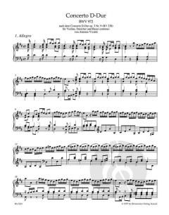 Klavierbearbeitungen fremder Werke I BWV 972-977 von Johann Sebastian Bach (Download) 
