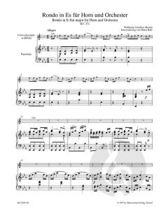 Rondo für Horn und Orchester KV 371 von Wolfgang Amadeus Mozart (Download) 