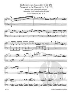 Kadenzen und Eingänge zu den Klavierkonzerten von Wolfgang Amadeus Mozart (Download) 