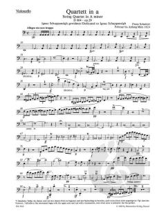 Streichquartett a-Moll & c-Moll von Franz Schubert (Download) 