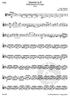 Streichquartette Band 1 von Franz Schubert im Alle Noten Shop kaufen (Stimmensatz)