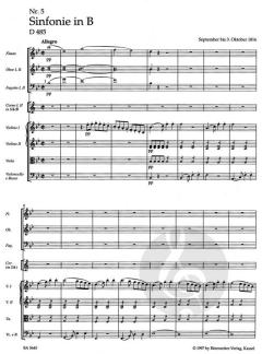 Sinfonie Nr. 5 D 485 von Franz Schubert 