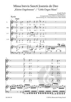 Missa brevis St. Joannis de Deo von Joseph Haydn (Download) 