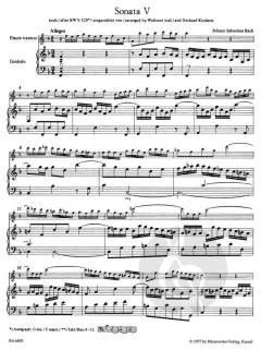 Sechs Sonaten nach BWV 525-530 Band 3 von Johann Sebastian Bach 