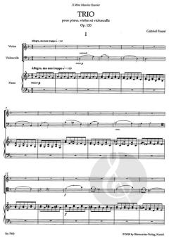 Trio Op. 120 von Gabriel Fauré (Download) 