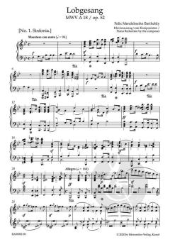 Lobgesang op. 52 MWV A 18 von Felix Mendelssohn Bartholdy (Download) 