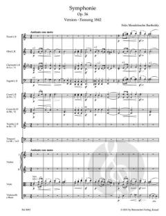 Symphonie a-moll op. 56 von Felix Mendelssohn Bartholdy (Download) 