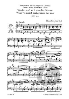 Wachet auf ruft uns die Stimme von Johann Sebastian Bach 