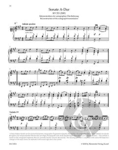 Sonate A-Dur KV 331 (300i) von Wolfgang Amadeus Mozart 