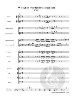 Wie schön leuchtet der Morgenstern von Johann Sebastian Bach (Download) 