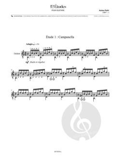 Etudes (12) von Adrien Politi 