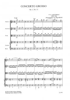 Concerto grosso c-Moll op. 1/11 von Pietro Locatelli 