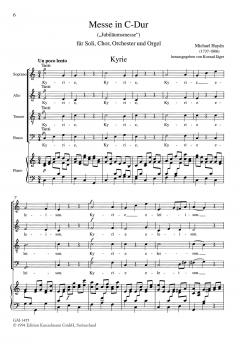 Jubiläumsmesse C-Dur (Johann Michael Haydn) 
