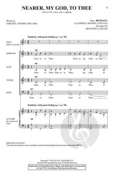 Nearer, My God, to Thee von Mason Lowell (Download) 