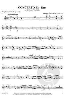 Concerto Es-Dur von Johann Matthias Sperger (Download) 