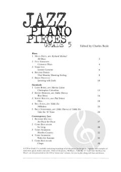 Jazz Piano Pieces Grade 5 