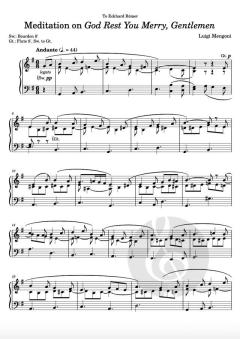 Manuals only music for Christmas 