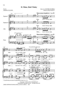 3 Mermaid Songs von Antonín Dvořák (Download) 
