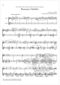 Romance Oubilee von Franz Liszt 