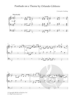 Selected Works for Organ von Christopher Tambling 
