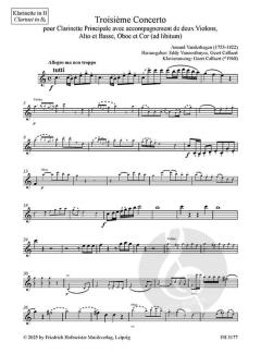 Troisième Concerto von Amand Vanderhagen 