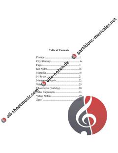 Piano Miniatures von Jaromír Weinberger 