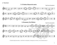 Weihnachtslieder 1 - 2. Stimme in B 