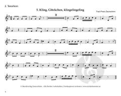 Weihnachtslieder 1 - 2. Stimme in B 