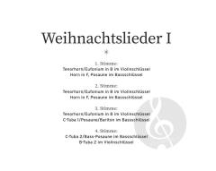 Weihnachtslieder 1 - 3. Stimme in B 