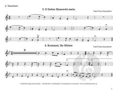 Weihnachtslieder 1 - 3. Stimme in B 