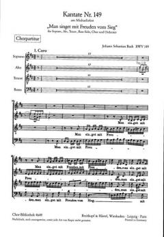 Man singet mit Freuden vom Sieg (J.S. Bach) 