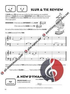 Beanstalk's Basics For Piano Theory Book Level 1 von Cheryl Finn 