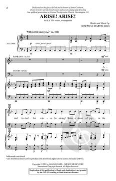 Arise! Arise! von Joseph M. Martin (Download) 